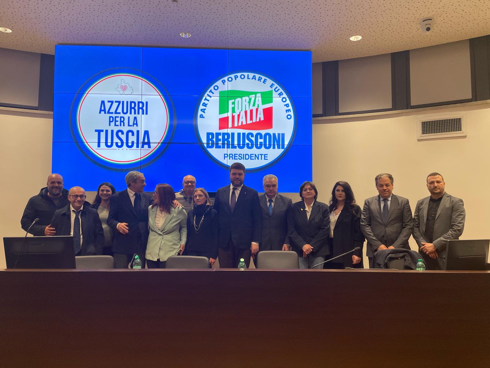 PRESENTATA LA LISTA “AZZURRI PER LA TUSCIA”